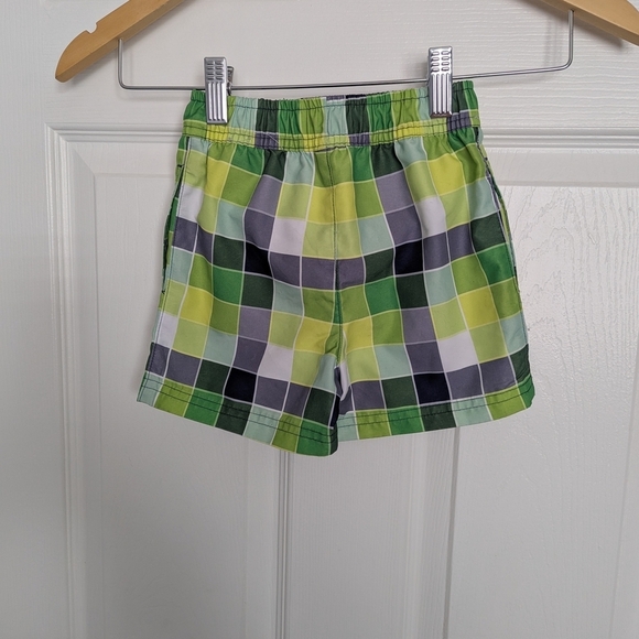 Little Dino-Saur Boys (Size 18 Months) Swim Set - Green and Blue - Picture 7 of 8